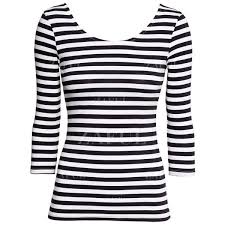 Black And White Striped Long Sleeve Tee 3 4 Sleeve Striped T Shirt 16 Liked On Polyvore Featuring Tops T Shirts Striped Striped Long Sleeve Tee Striped Long Sleeve Shirt Long Sleeve Black Tee