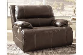 10 wide seat recliners with center console. Ricmen Oversized Dual Power Recliner Ashley Furniture Homestore