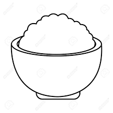 It is a thick food made from grains such as rice, millet or corn, beans. Delicious Rice In Bowl Food Cartoon Vector Illustration Graphic Royalty Free Cliparts Vectors And Stock Illustration Image 129667416