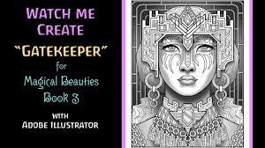 Please check out the reviews on the first edition: Watch Me Create Gatekeeper For Magical Beauties Coloring Book 3 By Cristina Mcallister Youtube