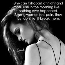 She isn't strong because that's what she wanted to be.. She didn't choose  her story- In fact, it chose her. She holds herself together with beautiful  composure and magnificent courage.. For as