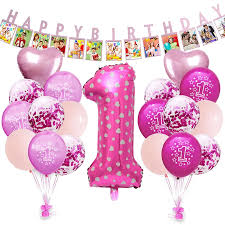 Look no further for brilliant 1st birthday gift ideas for boys— gifts.com has everything from fluffy plushies to wooden toys to bring a smile to the little guy on your list. Pink Theme Girls Birthday First Birthday Decorations 1st Baby Boy Girl My 1 One Year Party Balloons Banner Party Diy Decorations Party Diy Decorations Aliexpress
