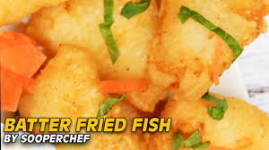batter fried fish with french fries
