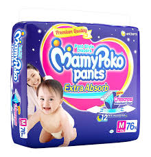 Unicharm mamy poko diaper maker unicharm profitable in. Mamypoko Extra Absorb Medium Size Pants 76n