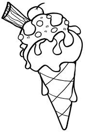 The ice cream cone is not meant to be assembled all at once by the children, but instead by stages. Free Printable Ice Cream Coloring Pages For Kids