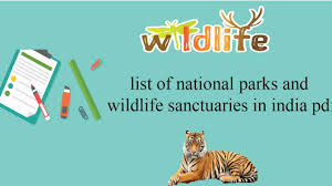 list of national parks in india pdf cracku