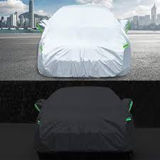 dripex sedan car cover waterproof rain dust sun uv all weather waterproof protection with cotton zipper for automobiles indoor outdoor fit sedan 480