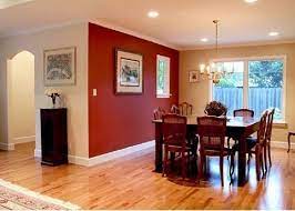 Bold red accent walls beautify home ideas wall. Small Dining Room With Merlot Red Accent Wall Red Dining Room Accent Walls In Living Room Dining Room Paint