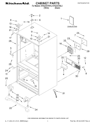 Download 2877 kitchenaid refrigerator pdf manuals. Kitchenaid Kfis25xvwh Architect Ii Series 24 9 Cub Parts List Pdf Download Manualslib