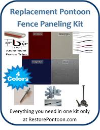 Is your boat in need of replacement parts? Pontoon Boat Fence Paneling