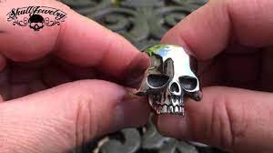 Diy Skull Ring Making Homemade Ring From The Hex Nut Version 2 Youtube Diy Skulls Rings Diy Rings
