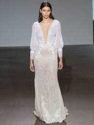 Adam Zohar Spring 2019 Super Sheer Gowns With Luxe Embroidery Sheer Gown New Wedding Dresses Long Wedding Dresses
