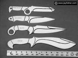 Templates are a great way to make a good looking knife. Custom Knife Patterns Drawings Layouts Styles Profiles