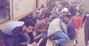 وخرج القطار المتجه من القاهرة الي المنصورة عن القضبان، قرب محطة سكة حديد طوخ. Ù‚Ø·Ø§Ø± Ø¨Ù†Ù‡Ø§ Ø§Ù„ÙŠÙˆÙ… Ø§Ù„Ø³Ø§Ø¨Ø¹