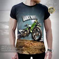 Kaos Trail Kaos Motocross Kaos Gambar Trail Bahan Premium Motocross Kaos