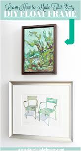 Elevate your most cherished photos into gallery style artwork with a stretched canvas displayed within a beautiful floating frame. Easy Diy Floating Frame Tutorial Learn How To Frame Your Art For Less Dans Le Lakehouse