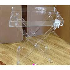 Designstyles Acrylic Decor Fordable Tray Table Check Out The Image By Visiting The Link This Is An Affil Acrylic Decor Table Decor Living Room Tray Table