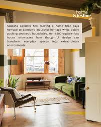 In a city known for its iconic design history, interior designer and  diversity consultant Natasha Landers @untillemonsrsweet has created a home  that pays homage to London's industrial heritage while boldly pushing  aesthetic