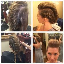 Faux Hawk French Braid Updo Medium Length Fine Hair Thin Hair Medium Hair Braids Medium Hair Styles Hair Beauty
