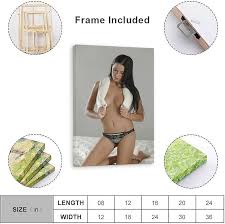 Amazon.com: Mia Manarote Sexy Model Art Poster 4Wall Poster Art Canvas  Printing Living Room Office Bedroom Aesthetic Poster 08x12inch(20x30cm)  Frame-style: Posters & Prints