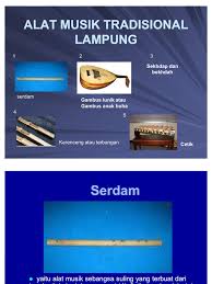 Bicara tentang provinsi lampung, rasanya tak ada habisnya jika membahas soal kekayaan alam maupun budaya. Alat Musik Tradisional Lampung