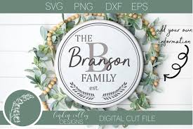 Free vectors and icons in svg format. Round Family Name Svg Last Name Round Svg Established Svg 1095259 Cut Files Design Bundles