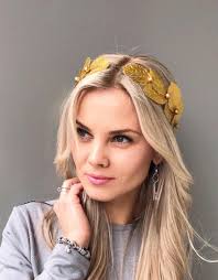 The center stone is surrounded by a beautiful halo and set in classic claw prongs. Gold Leaf Crown Laurel Leaf Tiara Gold Leaf Headband Greek Etsy