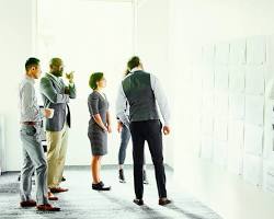 group of people starting a business