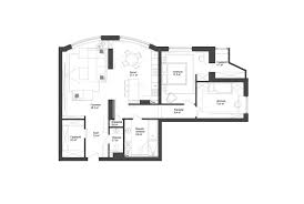 2 Apartments Under 120 Square Meters 1300 Square Feet With Floor Plans Floor Plans Apartment Floor Plans Apartment Design