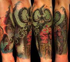 Tatuagem Illidan Stormrage Wing Do Jogo World Of Warcraft