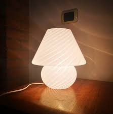 Some can be placed just above the headboard and can be swung away when you do not really need them! Interior Design Murano Glass Table Lamps Made In Italy Bedside Lamps Mushroom Lamps Set Of 2 Home Decor Night Lights 1970s Lighting Home Living