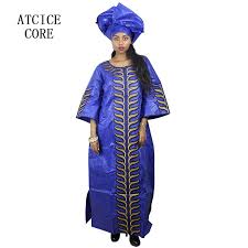 ➨ découvrez notre collection de maillots de bain pour femmes rondes. 2019 Africain Bazin Riche Broderie Design Robes Africaines Pour Les Femmes Dashiki Vetements Traditionnels Longue Robe A242 Mode Femme Ventelh