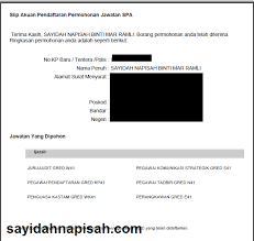 (based on my personal experiences and friends') ini adalah bebenang. Pendaftaran Pekerjaan Dalam Perkhidmatan Awam Spa8i Sayidahnapisahdotcom