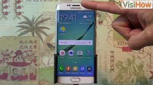 Swipe entire finger pad from base to tip of finger across the home key. Use A Fingerprint Lock On The Samsung Galaxy S6 Edge Visihow