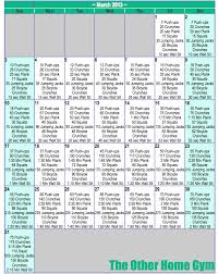 Get In A Daily Routine Exercises Month Workout Workout