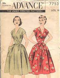 Le patron est sous format pdf. Thread Amp Needles La Communaute Couture Robe Tablier Retro Mode Patron Vintage