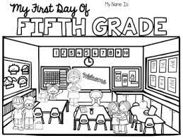 This page provides information on the 5th grade scope and sequence by subject, including chapters and number of activities. Free Back To School Coloring Pages Pre K 5 Beginning Of The Year