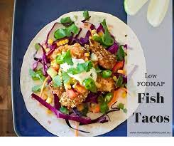 This fish taco seasoning works with any kind of white fish that you want to use for tacos! Low Fodmap Fish Tacos With Lime Mayo Fiesta Salad Everyday Nutrition