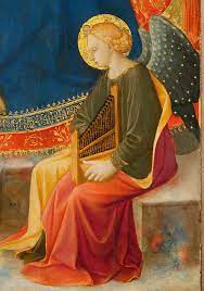 Renaissance Zanobi Strozzi The Madonna Of Humility With Two Musician Angels Detail 1448 1450 Sacred Art Art Catholic Art