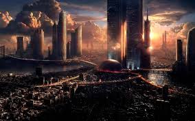 Pin By Liam On Futuristic Sci Fi Fantasy Futuristic City Sci Fi Wallpaper Fantasy Landscape