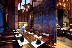 Enmaru Japanese Fine Dining Restaurant By Metaphor Jakarta Indonesia Retail Desi Fine Dining Restaurant Japanese Restaurant Interior Bar Design Restaurant