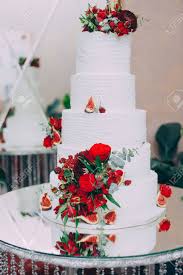 Can i use fresh lavender on wedding cakes? Wedding Cake With Red Fresh Flowers And Fresh Fruits Stock Photo Picture And Royalty Free Image Image 95256984