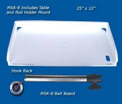 Multisystem Msk 8 Bait Fillet Table 25 X 12 Boat Stuff Pontoon Boat Accessories Boat Projects