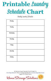 Create A Laundry Schedule Or Routine Plus Free Printable Weekly Laundry Laundry Schedule Storage Solutions