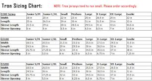 bauer jersey size chart kasa immo