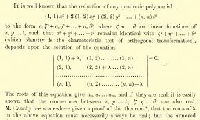 D = eig (a, 'matrix') d = 4×4 0.2078 0 0 0 0 0.4078 0 0 0 0 0.8482 0 0 0 0 2.5362. Math Origins Eigenvectors And Eigenvalues Mathematical Association Of America
