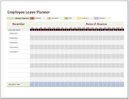 An employee leave planner is a simple spreadsheet that allows the user to track, manage, record and report on employee's leave, half day or absence from working hours across the whole calendar year. Employee Leave Roster Template For Excel Excel Templates