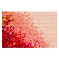 Maybe you would like to learn more about one of these? Unique Area Rugs Julia Di Sano S Creation In Color Coral Pink Dianoche Designs