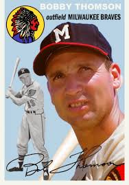 Bob Lemke's Blog: -New customs: 1954-55 Topps Bobby Thomson