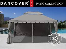 Pavillon plane 3x4 / costway pavillondach ersatzdach pavillonplane dachabzug kaminabzug für pavillon 3 x 3 m. Pavillon Osiris 3x4m Grau Dancovershop Worldwide